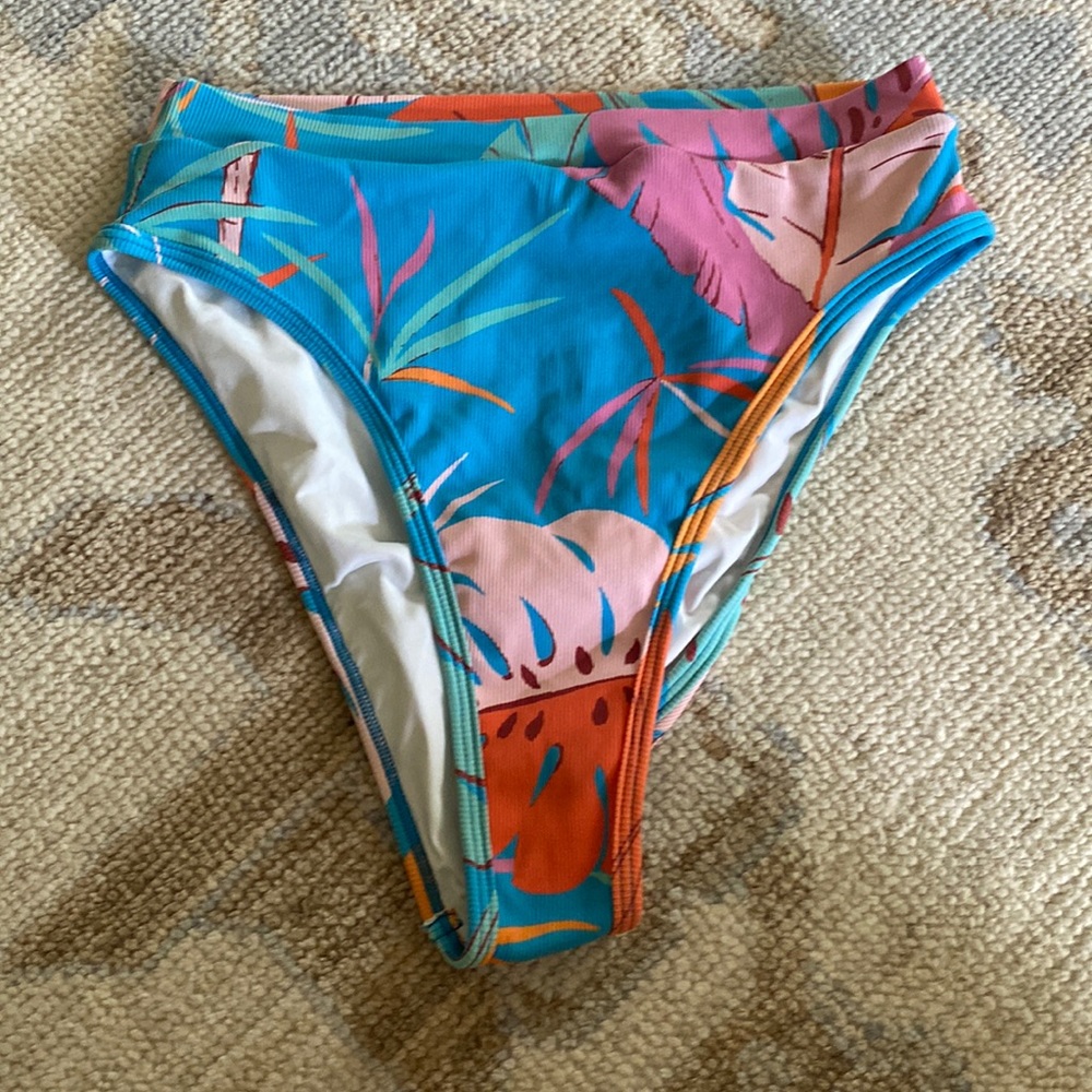 L space Frenchi High Rise Bikini Bottom